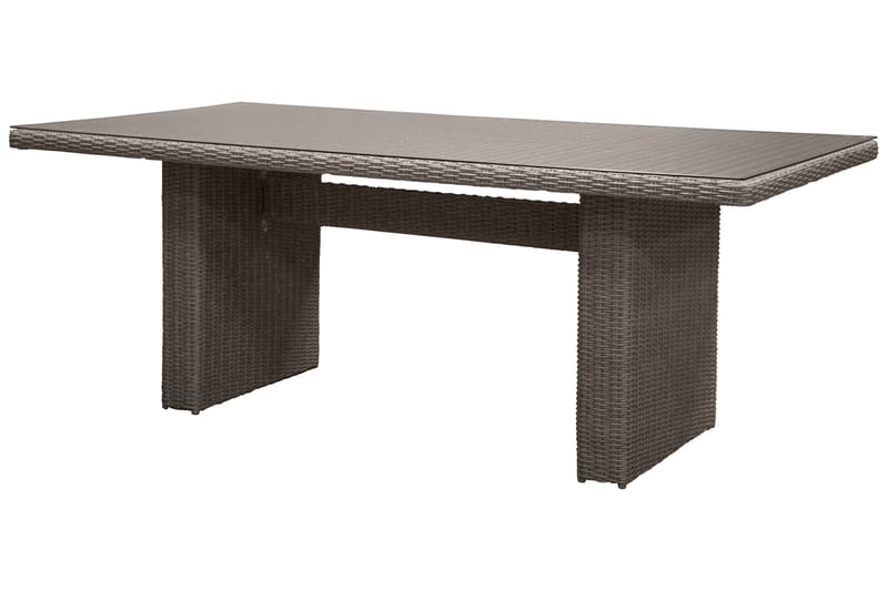 Wembley Matgrupp Utomhus 200 cm + 6 Utestolar - Grå - Utemöbler - Utegrupp - Matgrupp utomhus