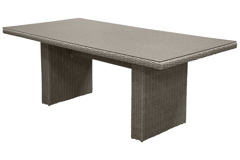 Wembley Matgrupp Utomhus 200 cm + 6 Utestolar - Grå - Utemöbler - Utegrupp - Matgrupp utomhus