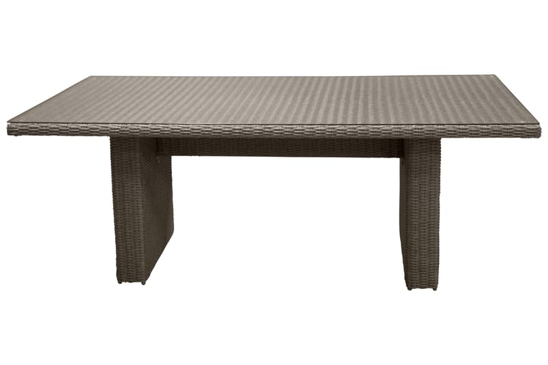 Wembley Matgrupp Utomhus 200 cm + 6 Utestolar - Grå - Utemöbler - Utegrupp - Matgrupp utomhus