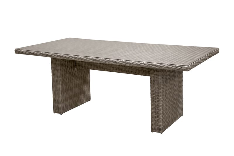 Wembley Matgrupp Utomhus 200cm + 6 Matstolar Utomhus - Natur/Brun - Utemöbler - Utegrupp - Matgrupp utomhus