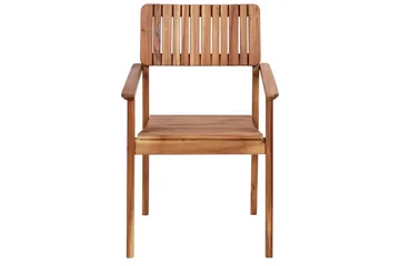 Matsalsset Agello Ljus trä, 4-Sits, Nej - Ljus trä, 4-Sits, Nej - Utemöbler - Utegrupp - Matgrupp utomhus