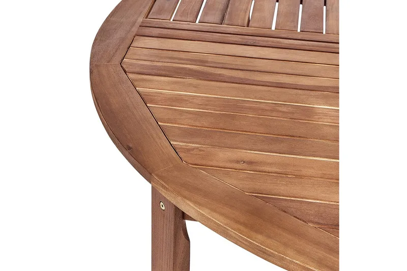 Matsalsset Agello Ljus trä/beige, 6-Sits, Ja - Ljus trä/beige, 6-Sits, Ja - Utemöbler - Utegrupp - Matgrupp utomhus