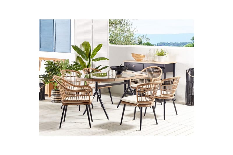 Matsalsset Aliano II - Utemöbler - Utegrupp - Matgrupp utomhus