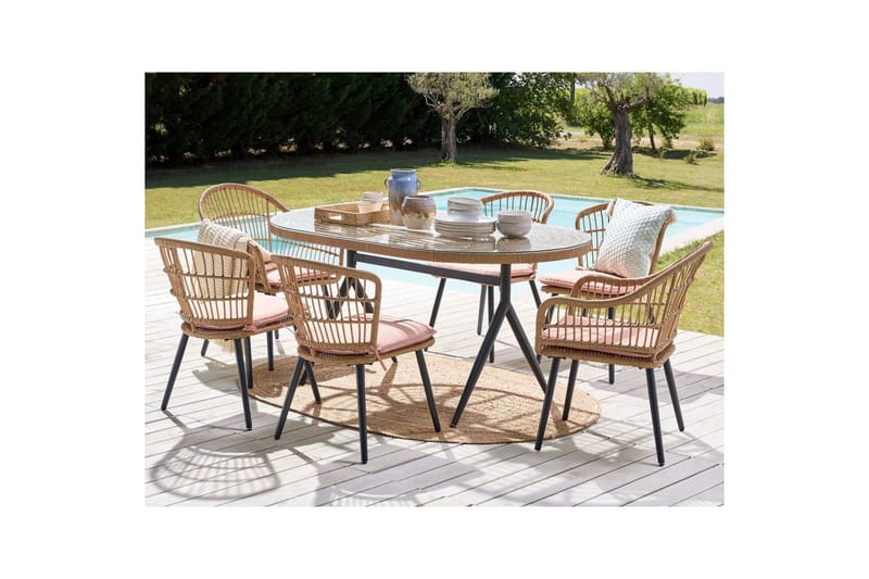 Matsalsset Aliano - Utemöbler - Utegrupp - Matgrupp utomhus