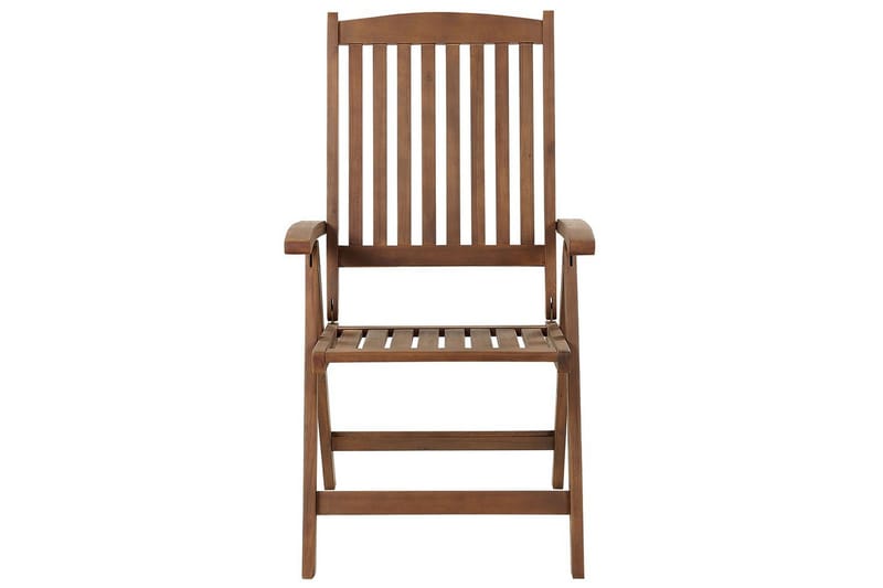 Matsalsset Amantea med kuddar Mörk trä/Taupe - Mörk trä/Taupe - Utemöbler - Utegrupp - Matgrupp utomhus