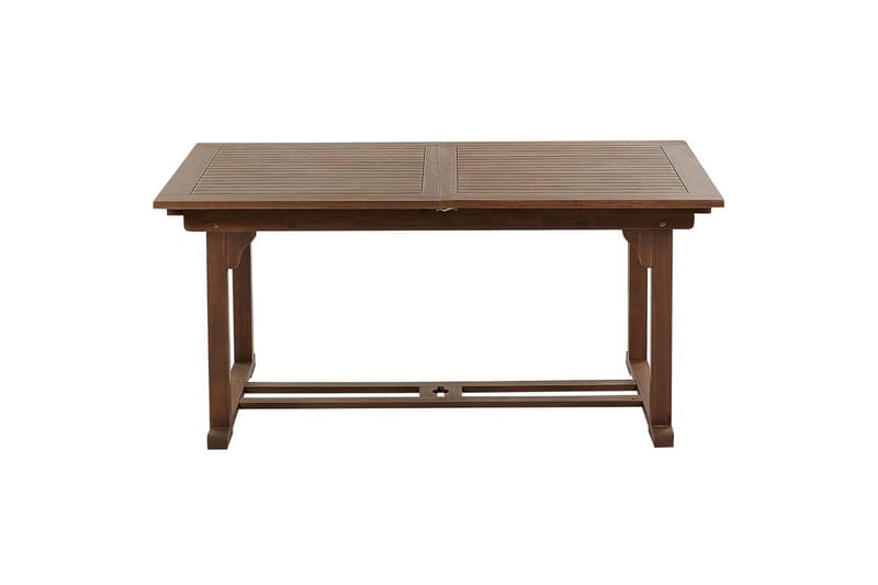 Matsalsset Amantea med kuddar Mörk trä/Taupe - Mörk trä/Taupe - Utemöbler - Utegrupp - Matgrupp utomhus