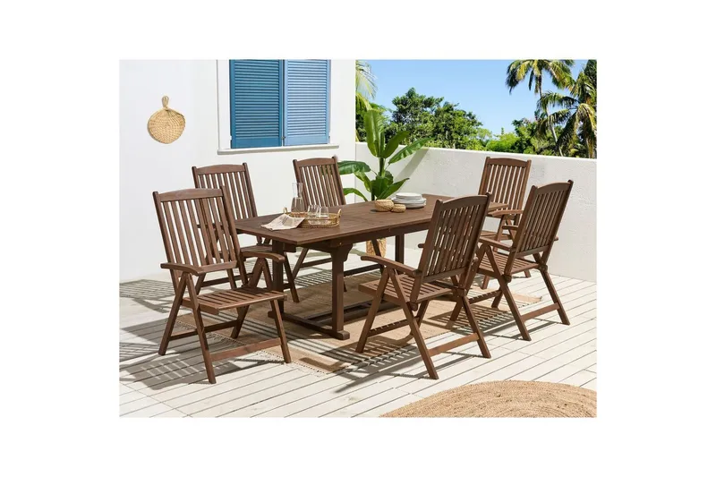 Matsalsset Amantea - Utemöbler - Utegrupp - Matgrupp utomhus