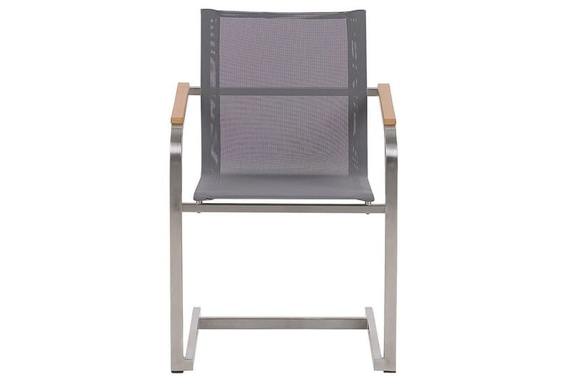 Matsalsset Cosoleto Grå/Silver, 4-Sits - Grå/Silver, 4-Sits - Utemöbler - Utegrupp - Matgrupp utomhus