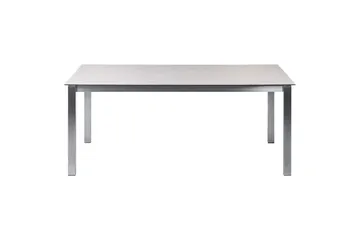 Matsalsset Cosoleto Vit/Beige/Silver, 4-Sits - Vit/Beige/Silver/4-Sits - Utemöbler - Utegrupp - Matgrupp utomhus