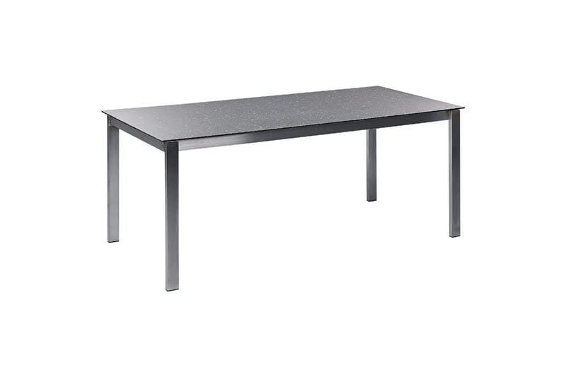 Matsalsset Cosoleto/Grosseto Svart/Silver, 6-Sits - Svart/Silver, 6-Sits - Utemöbler - Utegrupp - Matgrupp utomhus