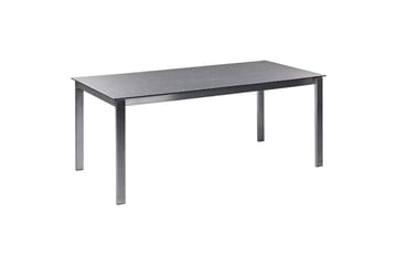 Matsalsset Cosoleto/Grosseto Svart/Silver, 6-Sits - Svart/Silver/ 6-Sits - Utemöbler - Utegrupp - Matgrupp utomhus