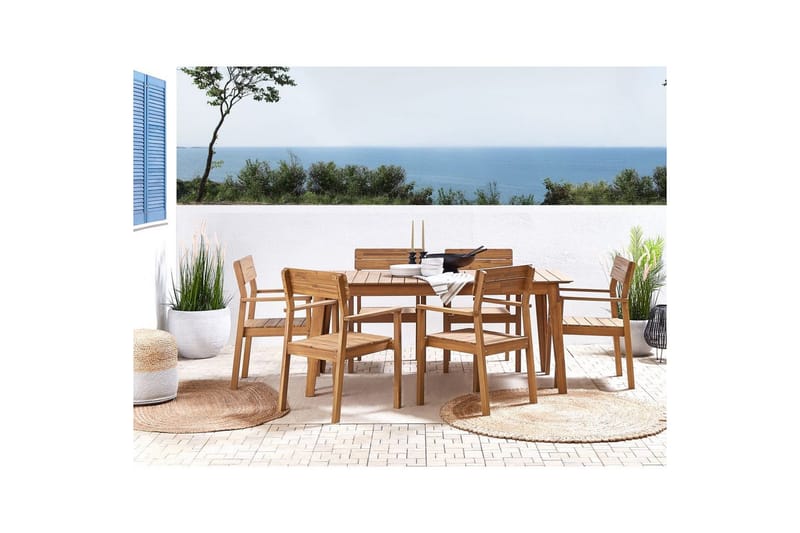 Matsalsset Fornelli 6-Sits - 6-Sits - Utemöbler - Utegrupp - Matgrupp utomhus