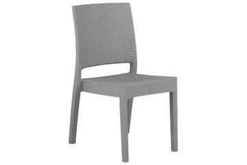 Matsalsset Fossano Grå, 4-Sits - Grå, 4-Sits - Utemöbler - Utegrupp - Matgrupp utomhus