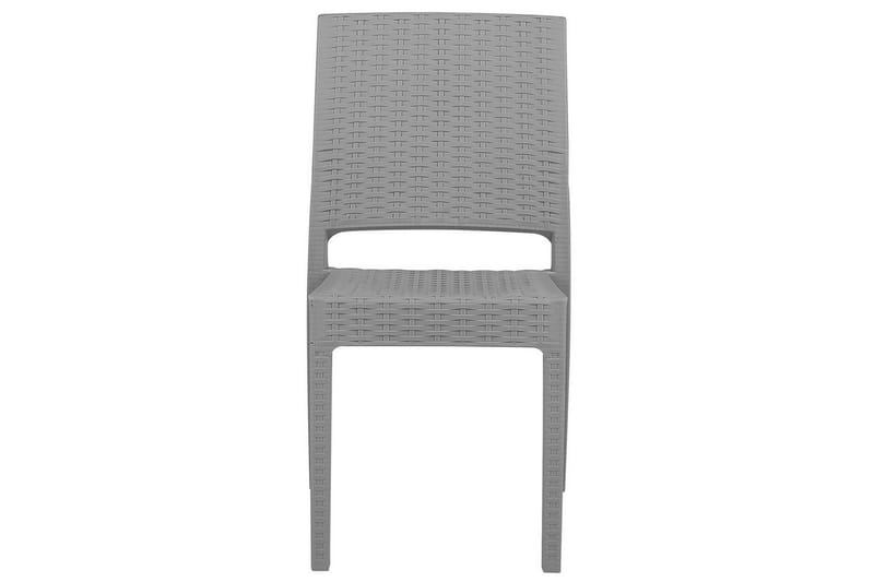 Matsalsset Fossano Grå, 4-Sits - Grå, 4-Sits - Utemöbler - Utegrupp - Matgrupp utomhus