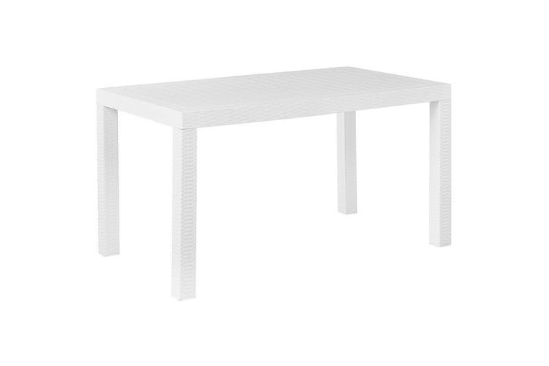 Matsalsset Fossano Vit, 6-Sits - Vit, 6-Sits - Utemöbler - Utegrupp - Matgrupp utomhus