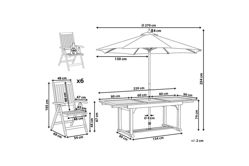 Matsalsset Java Ja - Ja - Utemöbler - Utegrupp - Matgrupp utomhus