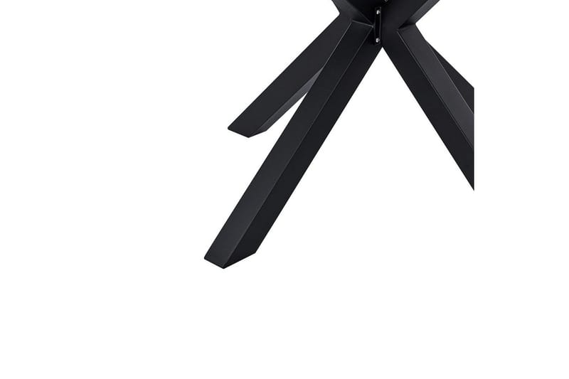 Matsalsset Maletto/Grosseto Svart/Silver - Svart/Silver - Utemöbler - Utegrupp - Matgrupp utomhus