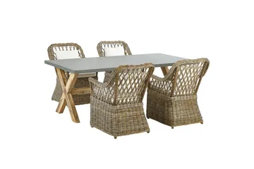 Matsalsset Maros/Olbia 4-Sits - 4-Sits - Utemöbler - Utegrupp - Matgrupp utomhus