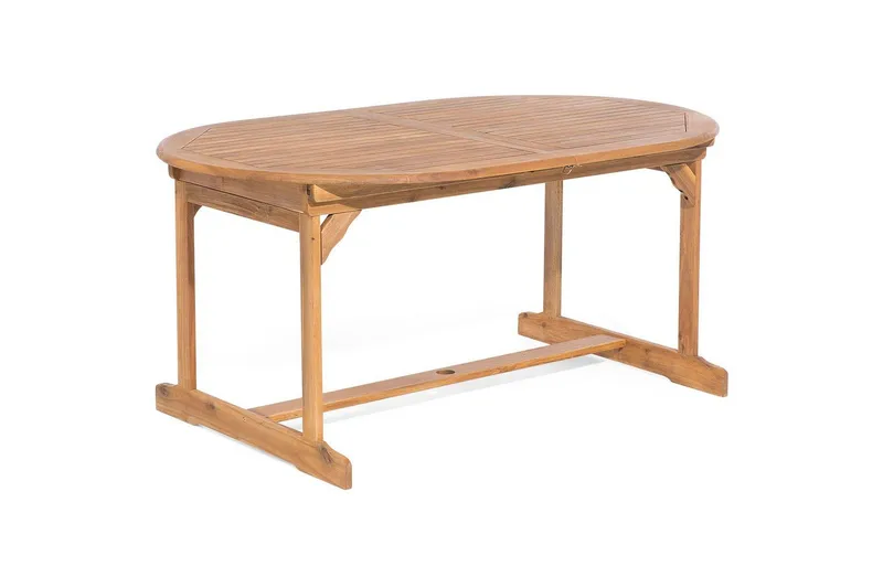 Matsalsset Maui 8-sits Ljus trä/grå - Ljus trä/grå - Utemöbler - Utegrupp - Matgrupp utomhus