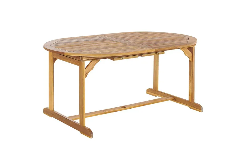 Matsalsset Maui II Flerfärgad/beige/blå/ljus trä, 8-Sits - Flerfärgad/beige/blå/ljus trä, 8-Sits - Utemöbler - Utegrupp - Matgrupp utomhus