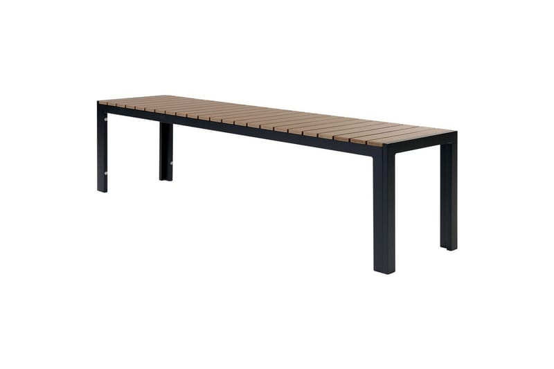 Matsalsset Nardo Ljus trä/svart - Ljus trä/svart - Utemöbler - Utegrupp - Matgrupp utomhus