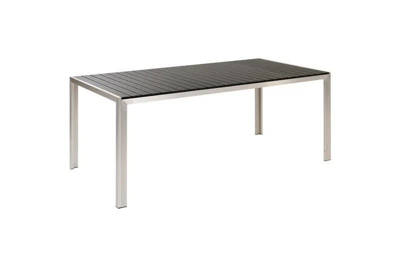 Matsalsset Nardo Svart/Silver - Svart/Silver - Utemöbler - Utegrupp - Matgrupp utomhus