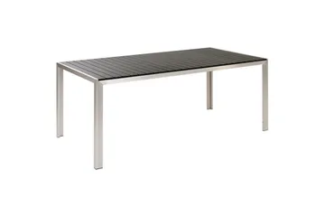 Matsalsset Nardo Svart/Silver - Svart/Silver - Utemöbler - Utegrupp - Matgrupp utomhus