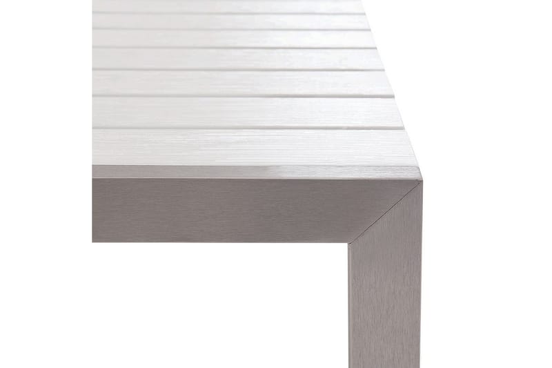 Matsalsset Nardo Vit/Silver - Vit/Silver - Utemöbler - Utegrupp - Matgrupp utomhus