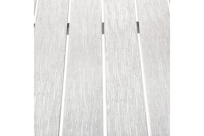 Matsalsset Nardo Vit/Silver - Vit/Silver - Utemöbler - Utegrupp - Matgrupp utomhus