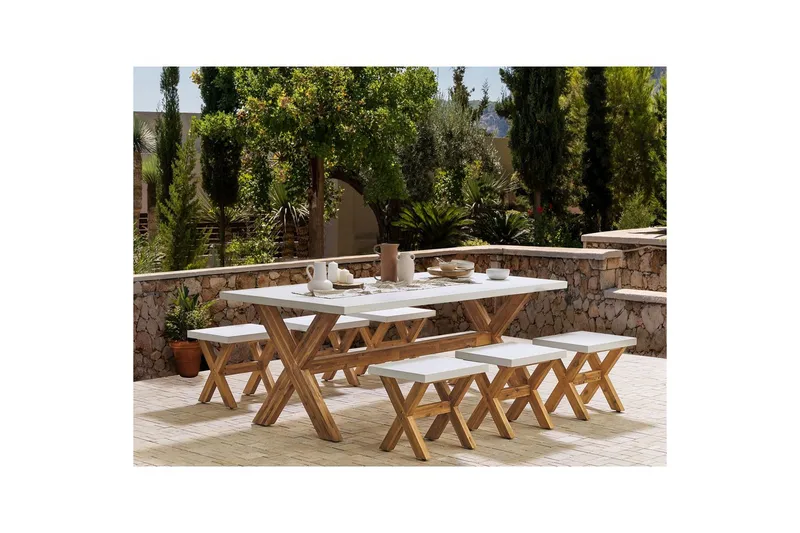 Matsalsset Olbia 6-Sits - 6-Sits - Utemöbler - Utegrupp - Matgrupp utomhus