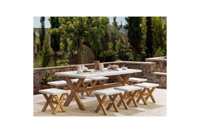 Matsalsset Olbia 8-Sits - 8-Sits - Utemöbler - Utegrupp - Matgrupp utomhus