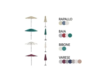 Matsalsset Salento med parasoll - Utemöbler - Utegrupp - Matgrupp utomhus