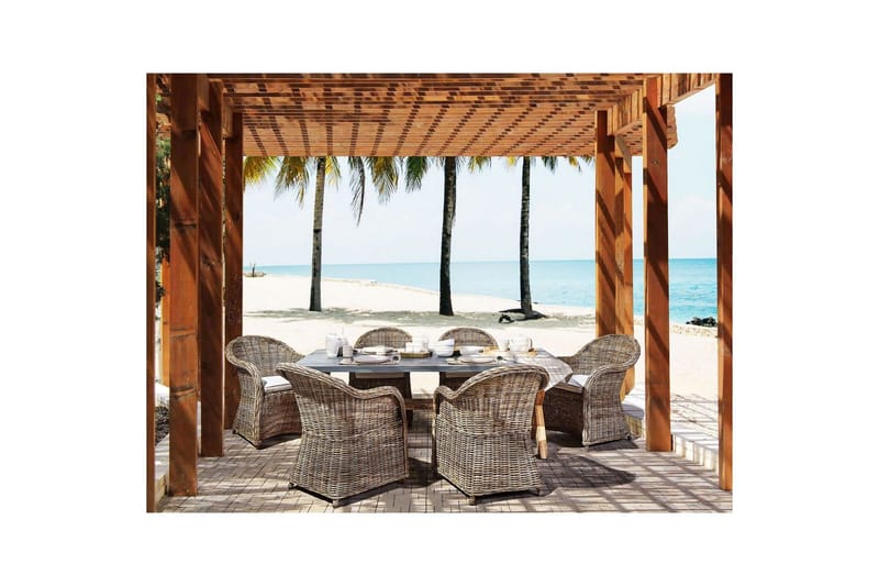 Matsalsset Susua/Olbia 6-Sits - 6-Sits - Utemöbler - Utegrupp - Matgrupp utomhus