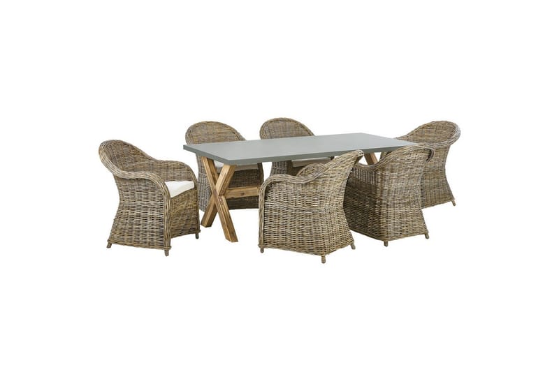 Matsalsset Susua/Olbia 6-Sits - 6-Sits - Utemöbler - Utegrupp - Matgrupp utomhus
