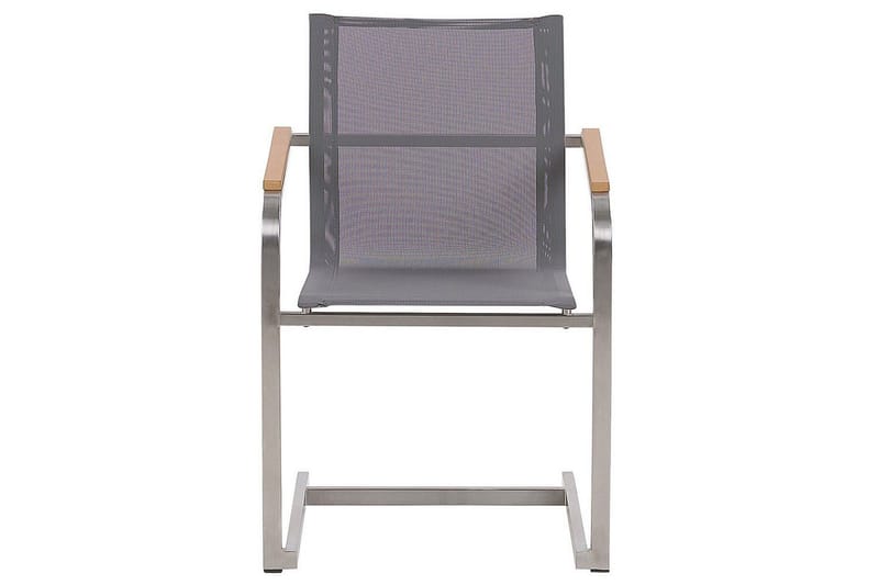 Matsalsset Valcanetto/Cosoleto Vit/Grå/Silver, 8-Sits - Vit/Grå/Silver, 8-Sits - Utemöbler - Utegrupp - Matgrupp utomhus