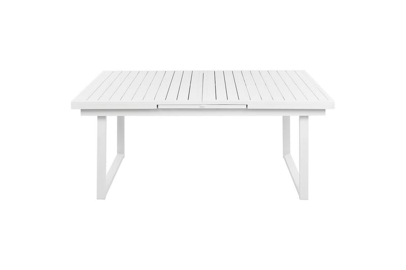 Matsalsset Valcanetto/Grosseto Vit/Grå/Silver, 6-Sits - Vit/Grå/Silver/6-Sits - Utemöbler - Utegrupp - Matgrupp utomhus