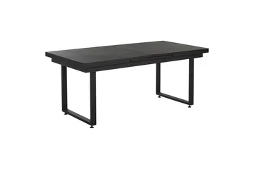 Matsalsset Valcanetto/Taviano Svart/grått/ljust trä, 8-Sits - Svart/grått/ljust trä, 8-Sits - Utemöbler - Utegrupp - Matgrupp utomhus