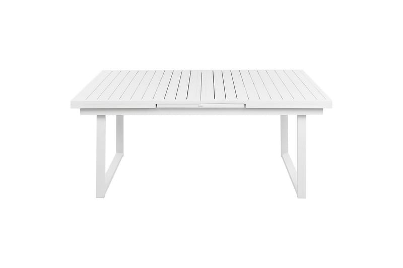 Matsalsset Valcanetto/Taviano Vit/ljust trä, 6-Sits - Vit/ljust trä, 6-Sits - Utemöbler - Utegrupp - Matgrupp utomhus