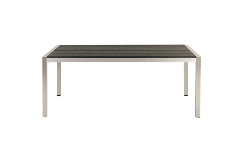 Matsalsset Vernio Svart/Silver - Svart/Silver - Utemöbler - Utegrupp - Matgrupp utomhus