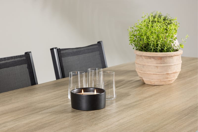 Merlo Matgrupp Utomhus cm Rektangulär med 6 Copacabana Utestolar - Vit - Utemöbler - Utegrupp - Matgrupp utomhus