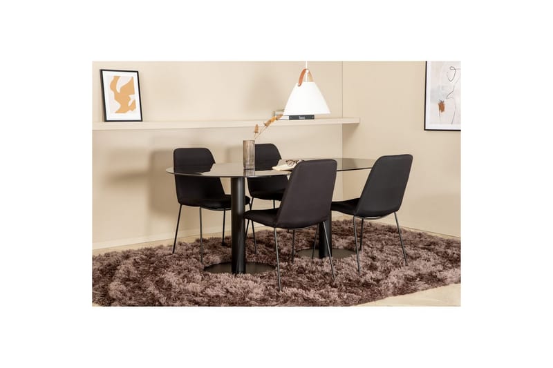 Oval Dining Set Pillan, Muce - Utemöbler - Utegrupp - Matgrupp utomhus