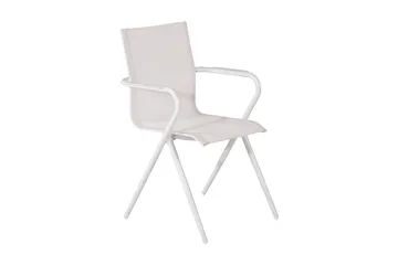 Parma Matgrupp Rund Ø90cm + 2 Alina Matstolar Svart - Svart - Utemöbler - Utegrupp - Matgrupp utomhus