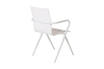 Parma Matgrupp Rund Ø90cm + 2 Alina Matstolar Svart - Svart - Utemöbler - Utegrupp - Matgrupp utomhus