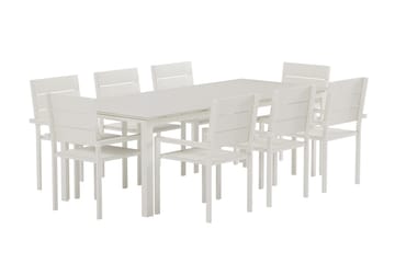 Rektangulärt matbord Levels 229 cm Utomhus med 8 Matstol Levels - Utemöbler - Utegrupp - Matgrupp utomhus