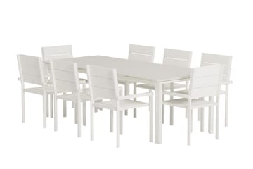 Rektangulärt matbord Levels 229 cm Utomhus med 8 Matstol Levels - Utemöbler - Utegrupp - Matgrupp utomhus