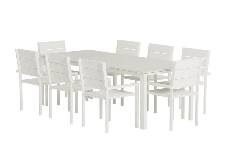 Rektangulärt matbord Levels 229 cm Utomhus med 8 Matstol Levels - Utemöbler - Utegrupp - Matgrupp utomhus