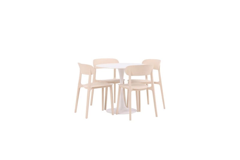 Round Dining Set Hamden, Åstol - Utemöbler - Utegrupp - Matgrupp utomhus
