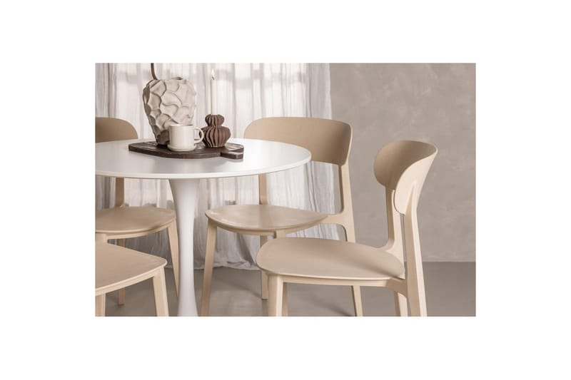 Round Dining Set Hamden, Åstol - Utemöbler - Utegrupp - Matgrupp utomhus
