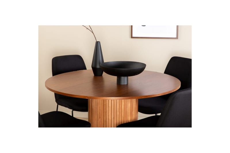 Rund Matgrupp Bianca, Muce - 100x75 - Utemöbler - Utegrupp - Matgrupp utomhus