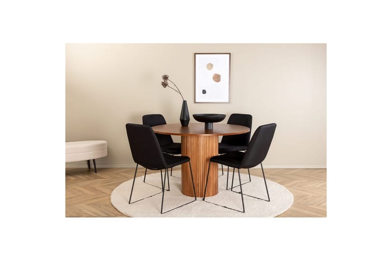 Rund Matgrupp Bianca, Muce - 100x75 - Utemöbler - Utegrupp - Matgrupp utomhus